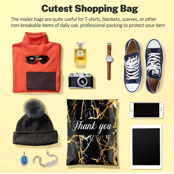 100 Pack Poly Mailers 10x13, Cute Packaging Envelope Mailers Polymailers Packagi - Picture 3 of 6